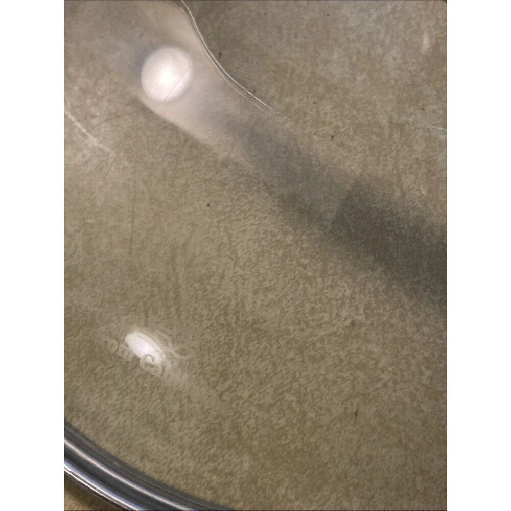 Calphalon Stainless Steel Tempered Glass Replacement Lid 7.5 Inside Diameter 8in
